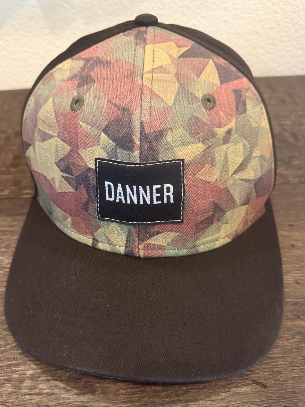 Danner Geometric Camo Snapback Hat